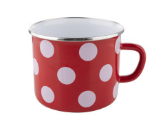 Hrn�ek smaltovan� 14 cm/1.7 L RETRO