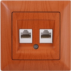 Z�suvka d�tov� 2xCat5 VISAGE AMAZON dub