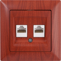 Z�suvka d�tov� 2xCat5 VISAGE AMAZON �ere��a