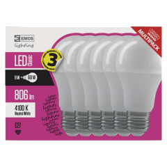 �iarovka LED Classic A60 9W E27 neutr�lna biela (ZQ5141.6)