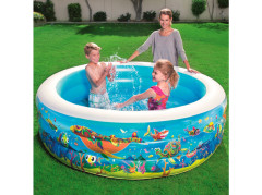 Baz�n nafukovac� Family Fun Pool 196x53 cm (DJ73672)