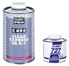 Lak bezfarebn� 4:1 HB BODY 495 SR 500 ml + 727 tu�idlo 125 ml