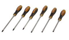 Sada �derov�ch skrutkova�ov 6 ks (PL; PH magnetick� hroty Cr-V HOTECHE HT241506