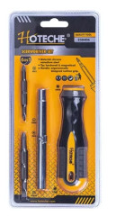 Skrutkova� v�menn� 6v1 (obojstann� bity PH1/5mm,PH2/6mm Cr-V HOTECHE HT250406