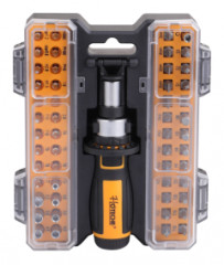 Skrutkova� ra��ov� s n�stavcami 53-dielna sada HOTECHE HT250953