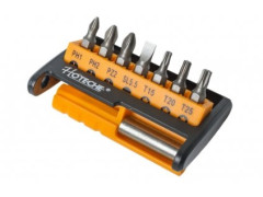 Sada bitov v plastovom dr�iaku 8ks Cr-V HOTECHE HT251008