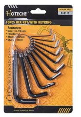 Sada imbusov�ch k���ov na kr��ku (1,5-10 mm 10 ks Cr-V HOTECHE HT260110