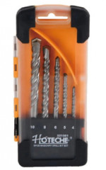 Vrt�ky vidiov� do muriva 4-10 mm 5-dielna sada HOTECHE HT521001