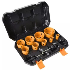 Sada vykru�ovac�ch p�l 12-dielna bi-metal (19-64 mm HOTECHE HT601004