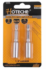 Dr�iak bitov magnetick� 2 ks 1/4" x 60 mm HOTECHE HT251002