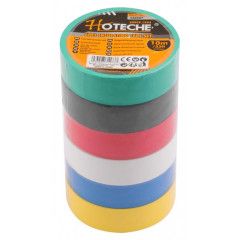 P�ska elektroizola�n� 6 ks MIX FARIEB 17 mm x 10 m HOTECHE HT438007