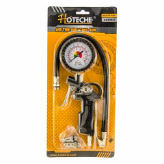 Pi�to� na hustenie pneumat�k s manometrom 0-12 bar HOTECHE HTA830042