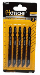Pl�tky do priamo�iarej p�ly na drevo 100 mm/8 TPI 5-dielna sada HOTECHE HT620111