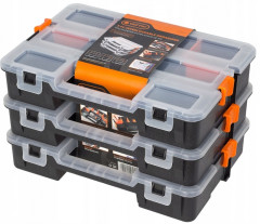 Organiz�r plastov� 308x220x190 mm 3-dielna sada TACTIX (320027)