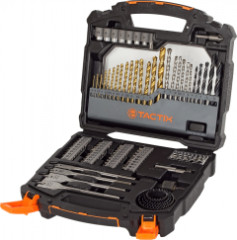 Sada bitov a vrt�kov do kovu, dreva a bet�nu 90 ks TACTIX (418739)