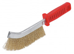 Kart�� ru�n� mosadzn� zahnut� 250 mm s plastovou rukov�ou TACTIX (724052)