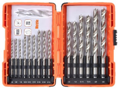 Sada vrt�kov do dreva HSS (3-10 mm) 15-dielna TACTIX (418081)