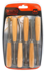 Sada dl�t rezb�rskych na drevo 6-dielna TACTIX (545283)