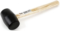 Kladivo gumen� 340 g �IERNE s drevenou rukov�ou TACTIX (706792)