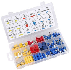 Sada konektorov a k�blov�ch koncoviek 160 ks TACTIX (565451)