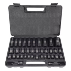 Sada n�str�n�ch hlav�c 3/8" & 1/2" 38-dielna HOTECHE HT206404