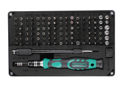 Skrutkova� prec�zny so sadou bitov 106 ks HOTECHE HT251106