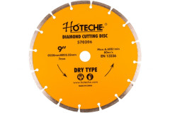 Kot�� diamantov� segmentov� 230x22,23x7 mm HOTECHE HT570206