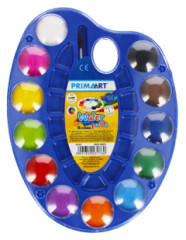 Farby vodov� 12 ks paletka +�tetec (ZE-300679)