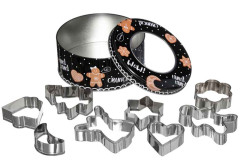 Vykrajova�ky nerezov� s krabi�kou na kol��iky (ZE-136157)