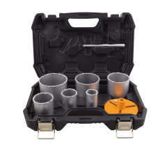 Korunky vykru�ovacie wolfr�mov� 8-dielne HOTECHE HT605001