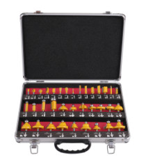 Sada fr�zovac�ch bitov 35-dielna HOTECHE HT610113