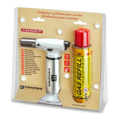 Hor�k flambovac� kuchynsk� plynov� + kartu�a prop�n-but�nov� KEMPER (13200KIT)