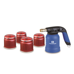 Hor�k plynov� + 4 ks kartu�i 190g / 1,37 kW letlampa KEMPER (KE2019SETS)