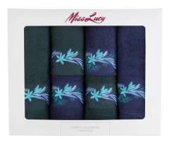Sada uter�kov bavlnen�ch 6 ks / 3 ve�kosti Blossom MISS LUCY (FLO-8k0211)